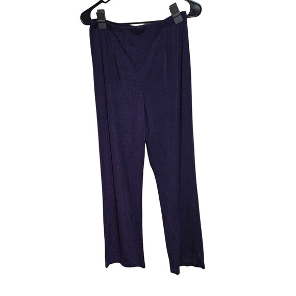 Vintage Chicos Purple Paisley 3 Piece Outfit Size Tank Top Cardigan Pants - Picture 6 of 10